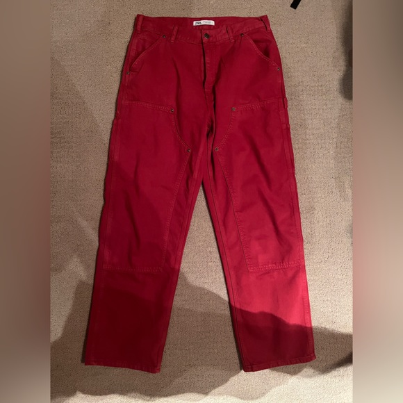 Zara mens carpenter pants like new - Picture 1 of 3